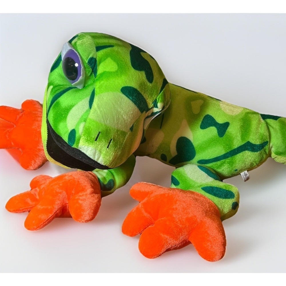Toy Factory Giant Jumbo Plush Green‎ Gecko Lizard Stuffed Animal 42"